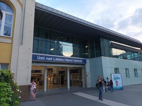 Fotografie Usti nad Labem Main Train Station