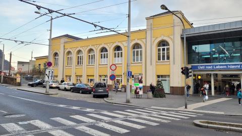 Fotografie Usti nad Labem Main Train Station