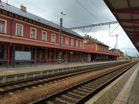 Fotografie Železniční stanice Veselí nad Lužnicí