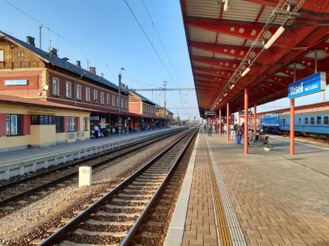 Fotografie Železniční stanice Veselí nad Lužnicí