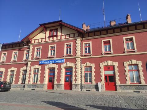 Fotografie Železniční stanice Veselí nad Lužnicí