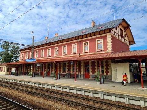 Fotografie Železniční stanice Veselí nad Lužnicí