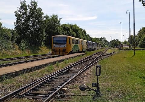 Fotografie Vlakové nádraží Lomnice nad Lužnicí