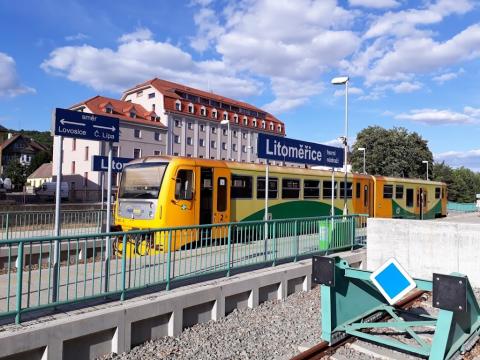 Fotografie Litoměřice horní nádraží