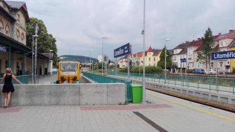 Fotografie Litoměřice horní nádraží