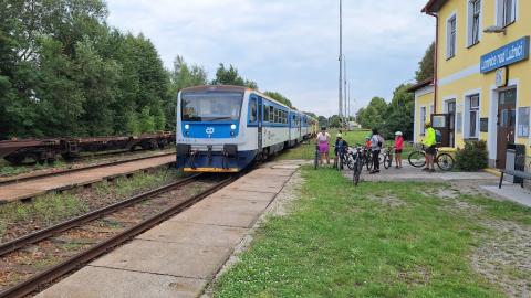 Fotografie Vlakové nádraží Lomnice nad Lužnicí