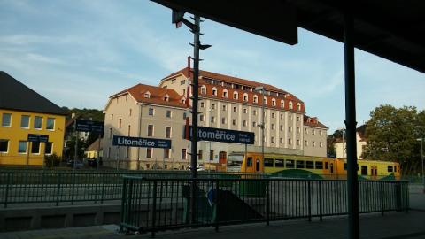 Fotografie Litoměřice horní nádraží