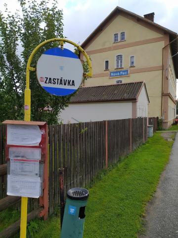 Fotografie Nádraží Nová Pec