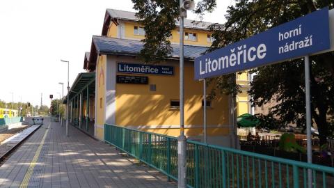 Fotografie Litoměřice horní nádraží
